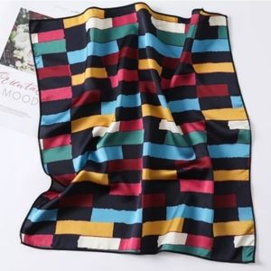 Soft Silky Fun Scarf For Head Hair Bag Neck